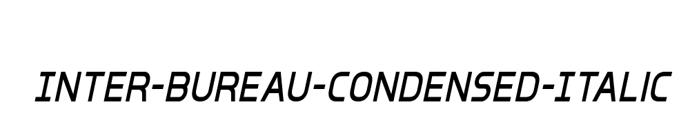 Inter-Bureau-Condensed-Italic