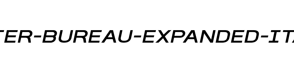 Inter-Bureau-Expanded-Italic