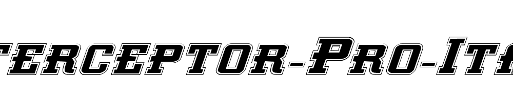 Interceptor-Pro-Italic