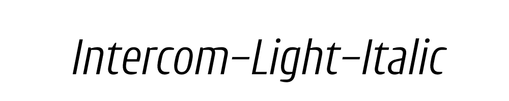 Intercom-Light-Italic