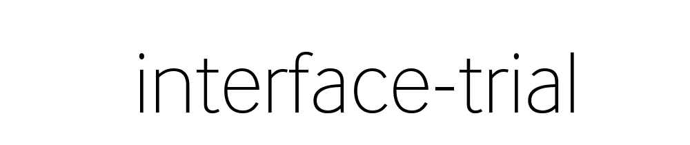 Interface Trial