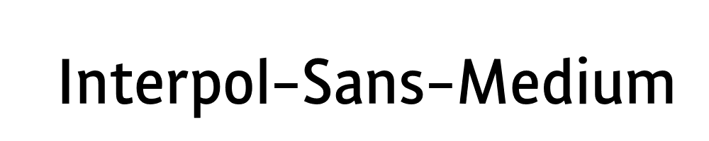 Interpol-Sans-Medium