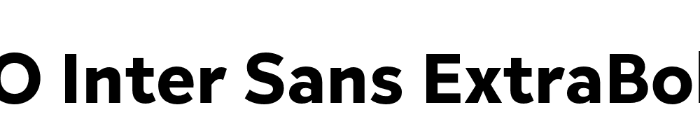 FSP DEMO Inter Sans ExtraBold Regular