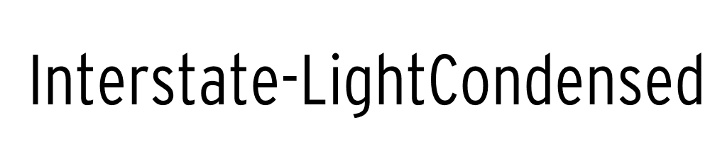 Interstate-LightCondensed