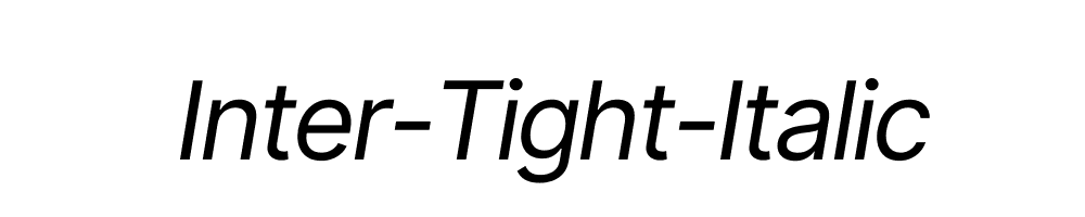 Inter-Tight-Italic