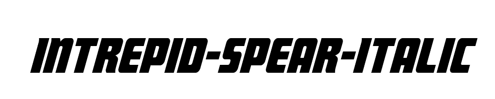 Intrepid-Spear-Italic