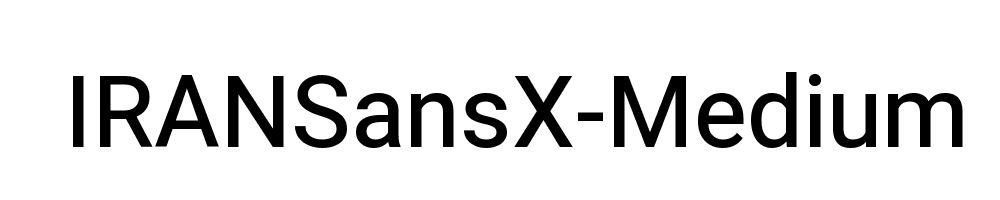 IRANSansX-Medium