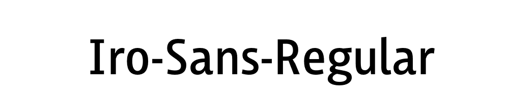 Iro-Sans-Regular