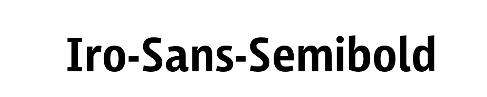 Iro-Sans-Semibold