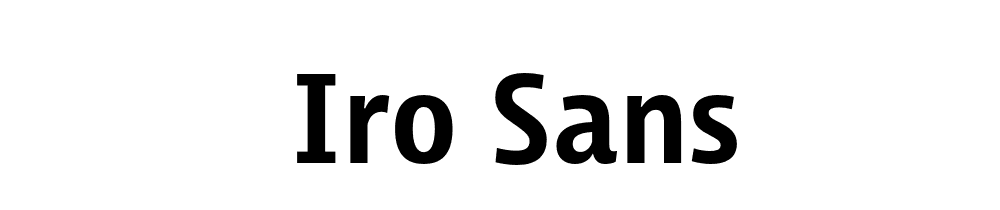 Iro Sans