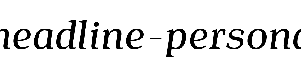 Isle Headline Personal Use