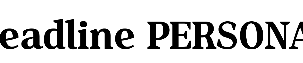 Isle Headline Personal Use