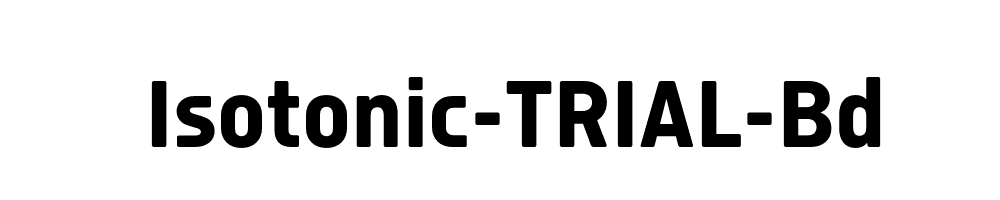 Isotonic-TRIAL-Bd