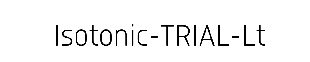 Isotonic-TRIAL-Lt