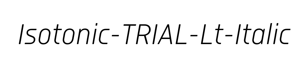 Isotonic-TRIAL-Lt-Italic