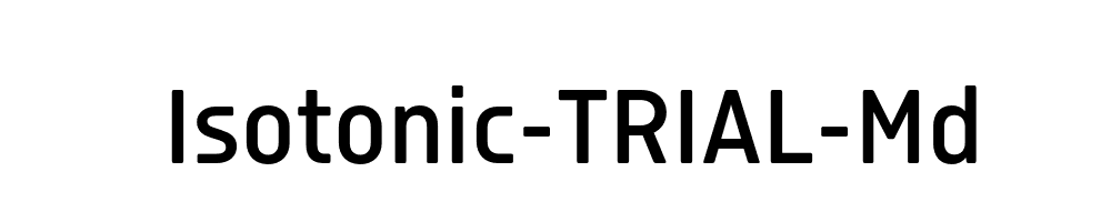 Isotonic-TRIAL-Md