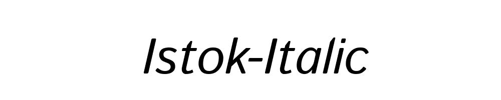 Istok-Italic