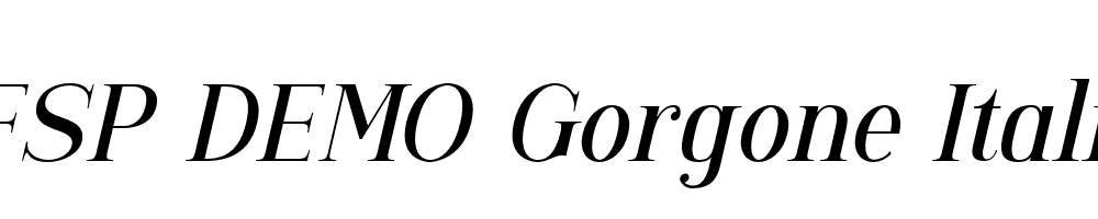 FSP DEMO Gorgone Italic