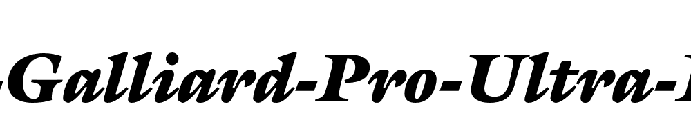 ITC-Galliard-Pro-Ultra-Italic