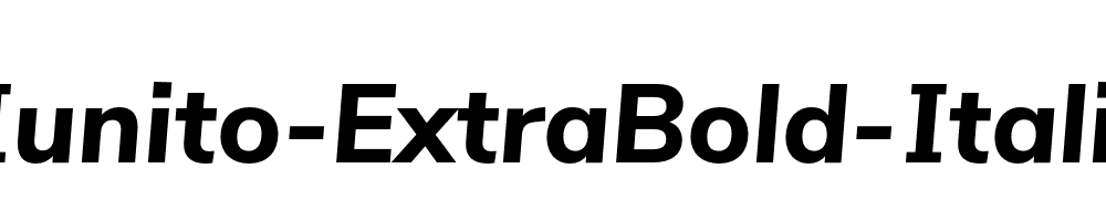 Iunito-ExtraBold-Italic