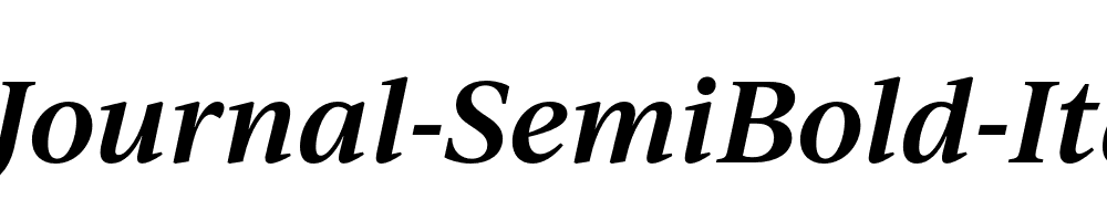 IvyJournal-SemiBold-Italic