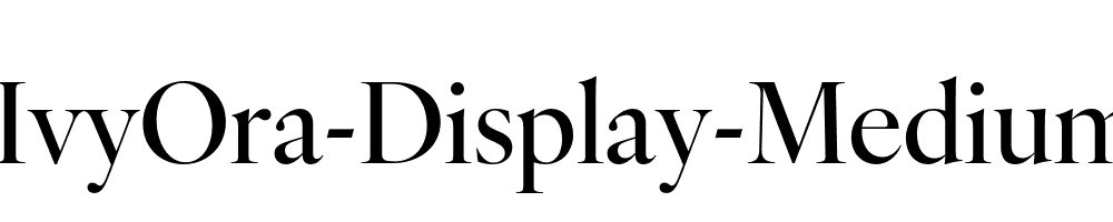 IvyOra-Display-Medium