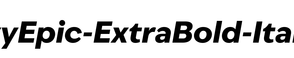 IvyEpic-ExtraBold-Italic