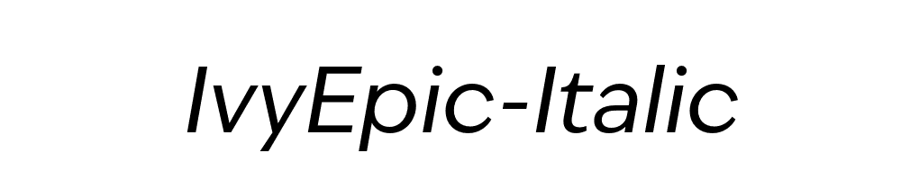 IvyEpic-Italic