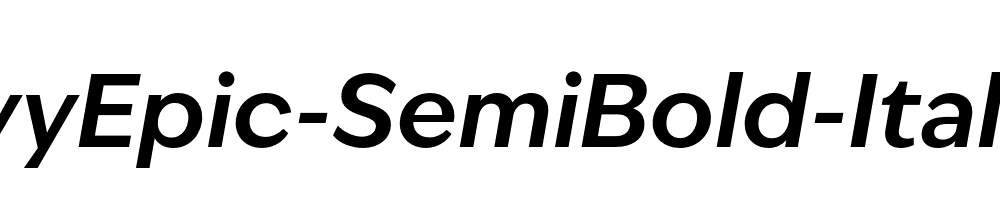 IvyEpic-SemiBold-Italic