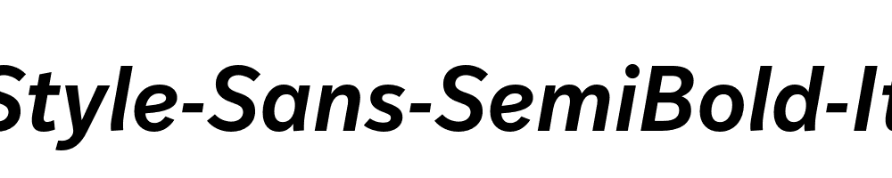 IvyStyle-Sans-SemiBold-Italic