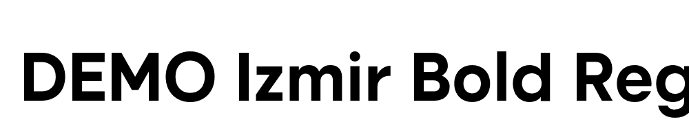 FSP DEMO Izmir Bold Regular