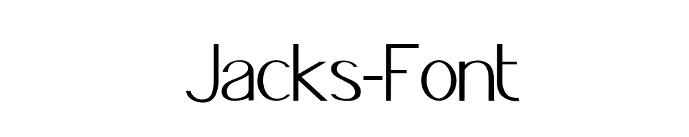 Jacks-Font