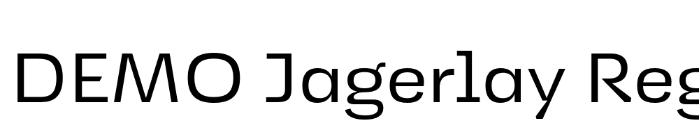 FSP DEMO Jagerlay Regular