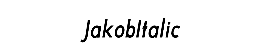 JakobItalic