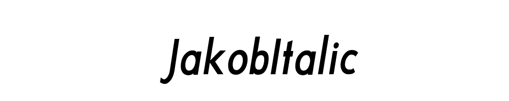 JakobItalic