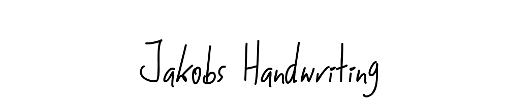 Jakobs Handwriting