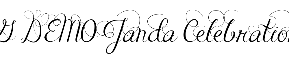  DEMO Janda Celebration Script Regular