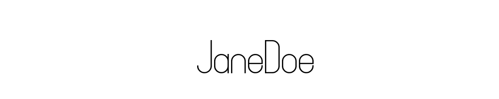 JaneDoe