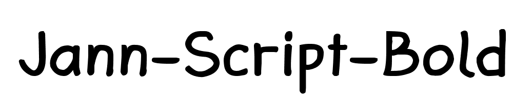 Jann-Script-Bold