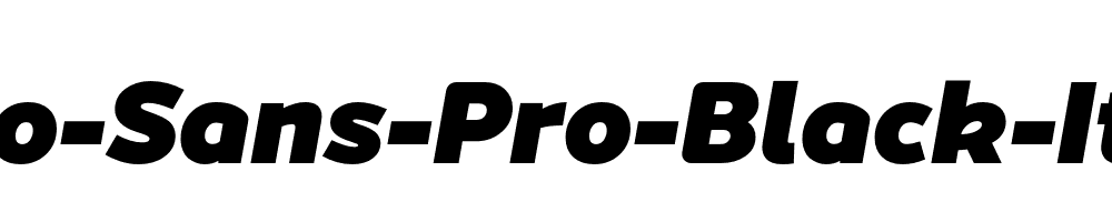 Jano-Sans-Pro-Black-Italic