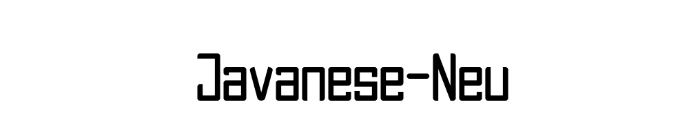 Javanese-Neu