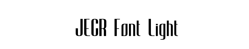 JECR-Font-Light