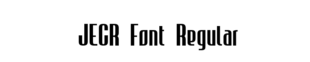 JECR-Font-Regular