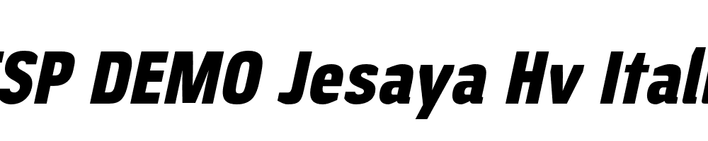 FSP DEMO Jesaya Hv Italic