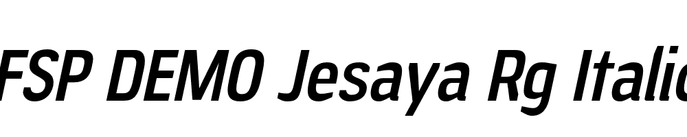 FSP DEMO Jesaya Rg Italic