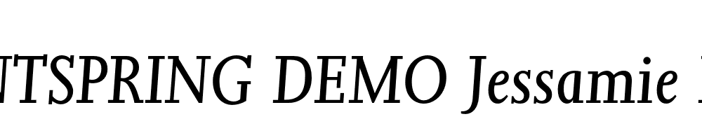  DEMO Jessamie Italic