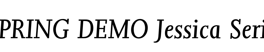  DEMO Jessica Serial Italic