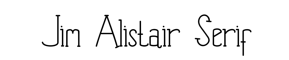 Jim Alistair Serif