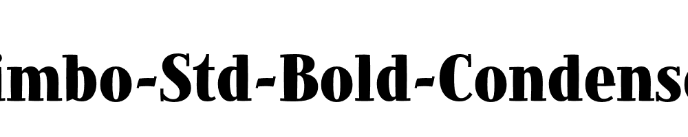 Jimbo-Std-Bold-Condensed