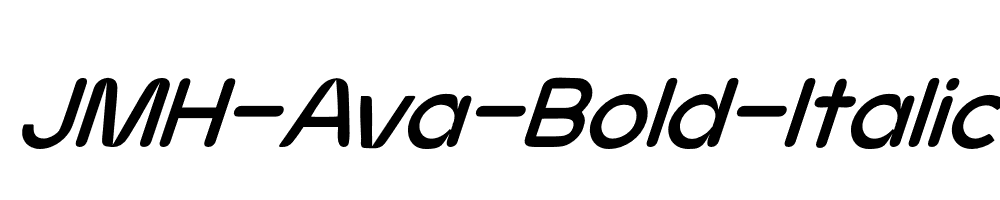 JMH-Ava-Bold-Italic